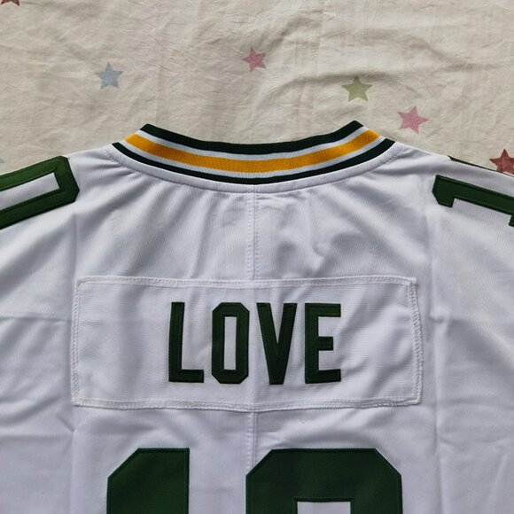NFL LOVE White V-Neck No. 10 Jersey - Picture 7 of 9